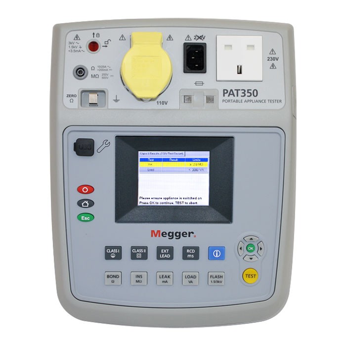 Megger PAT350 PAT Tester